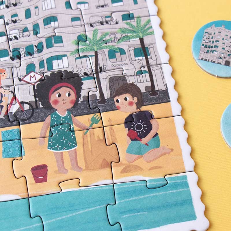 <p>Puzzle de la ciudad de Barcelona</p>